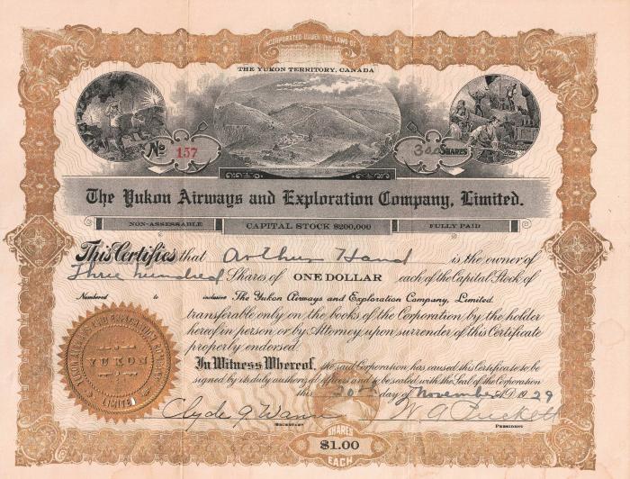Stock Certificate