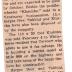 Newspaper Clipping